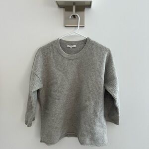Madewell Heather Gray Knit Pullover